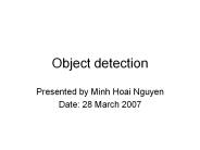 Object detection