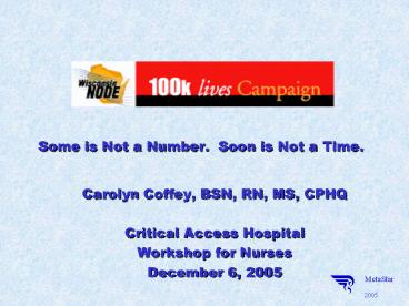 Some is Not a Number. Soon is Not a Time.