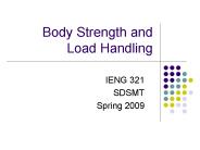Body Strength and Load Handling