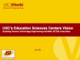 USCs Education Sciences Centers Vision PowerPoint PPT Presentation