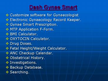 Dash Gynae Smart