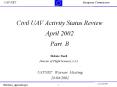 Civil UAV Activity Status Review April 2002 Part B PowerPoint PPT Presentation