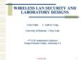 WIRELESS LAN SECURITY AND LABORATORY DESIGNS PowerPoint PPT Presentation