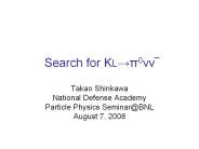 Search for KL?p0??