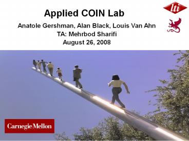 Applied COIN Lab