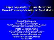 Tilapia Aquaculture 