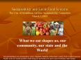 Sustainability and Local Food Systems The City of Middleton Ad Hoc Sustainability Committee March 5, PowerPoint PPT Presentation
