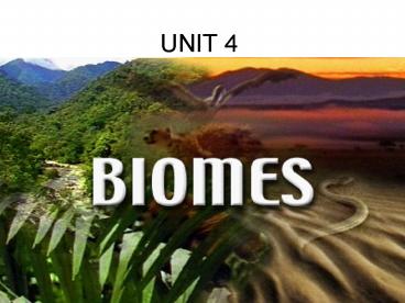 PPT – BIOMES PowerPoint presentation | free to view - id: 5539a-ZDc1Z