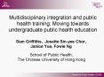 School of Public Health, The Chinese University of Hong Kong PowerPoint PPT Presentation
