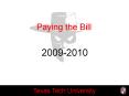 Paying the Bill PowerPoint PPT Presentation
