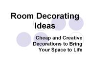Room Decorating Ideas