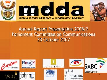 Annual Report Presentation 20067
