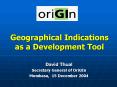 Geographical Indications as a Development Tool PowerPoint PPT Presentation