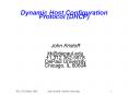 Dynamic%20Host%20Configuration%20Protocol%20(DHCP) PowerPoint PPT Presentation