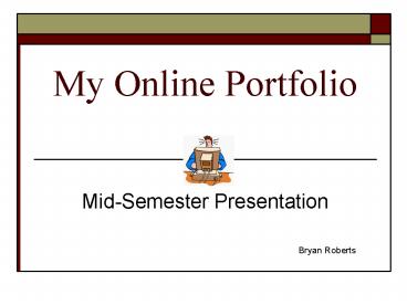 My Online Portfolio