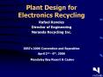 Plant Design for Electronics Recycling PowerPoint PPT Presentation