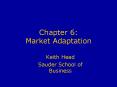 Chapter 6: Market Adaptation PowerPoint PPT Presentation