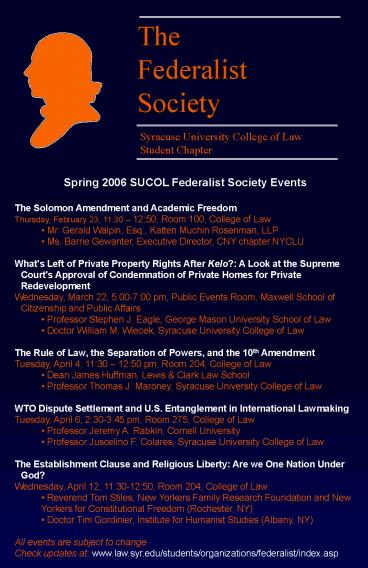 The Federalist Society