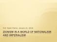 Zionism in a world of nationalism and imperialism PowerPoint PPT Presentation