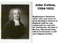 John%20Cotton,%201584-1652 PowerPoint PPT Presentation