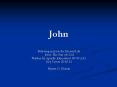 John PowerPoint PPT Presentation