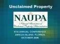Unclaimed Property PowerPoint PPT Presentation