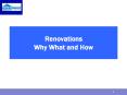 Renovations Why What and How PowerPoint PPT Presentation