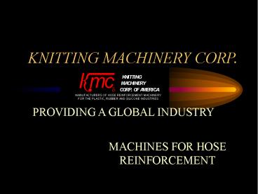 MACHINES FOR HOSE REINFORCEMENT