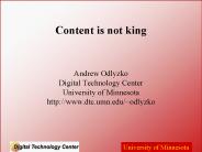 Content is not king