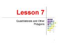 Quadrilaterals and Other Polygons PowerPoint PPT Presentation