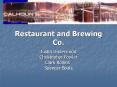 Restaurant and Brewing Co' PowerPoint PPT Presentation
