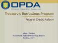 Treasurys Borrowings Program PowerPoint PPT Presentation