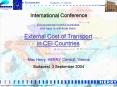 Intl Conference Budapest - 2-3 Sept.2004: CEI Results PowerPoint PPT Presentation