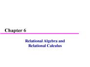 Relational Algebra and Relational Calculus