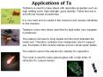 Applications of Ta PowerPoint PPT Presentation