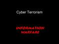 Cyber Terrorism PowerPoint PPT Presentation