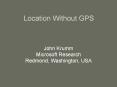 Location Without GPS PowerPoint PPT Presentation