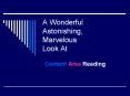 A Wonderful Astonishing, Marvelous Look At PowerPoint PPT Presentation