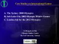 Case Studies on International Games PowerPoint PPT Presentation