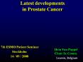 Latest developments in Prostate Cancer PowerPoint PPT Presentation