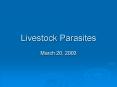 Livestock Parasites PowerPoint PPT Presentation