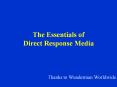 The Essentials of Direct Response Media PowerPoint PPT Presentation