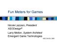 Fun Meters for Games PowerPoint PPT Presentation