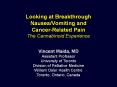 Looking at Breakthrough NauseaVomiting and CancerRelated Pain The Cannabinoid Experience PowerPoint PPT Presentation