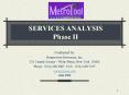 SERVICES ANALYSIS Phase II PowerPoint PPT Presentation