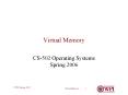 Virtual Memory PowerPoint PPT Presentation