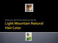 Light Mountain Natural Hair Color PowerPoint PPT Presentation