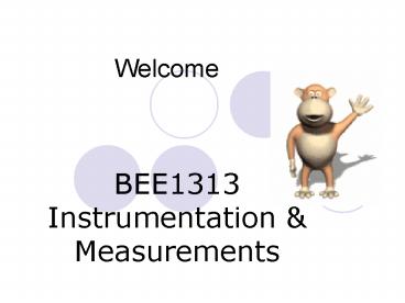 BEE1313 Instrumentation