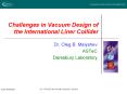 Challenges in Vacuum Design of the International Liner Collider PowerPoint PPT Presentation