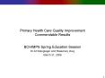 Primary Health Care Quality Improvement Commendable Results PowerPoint PPT Presentation